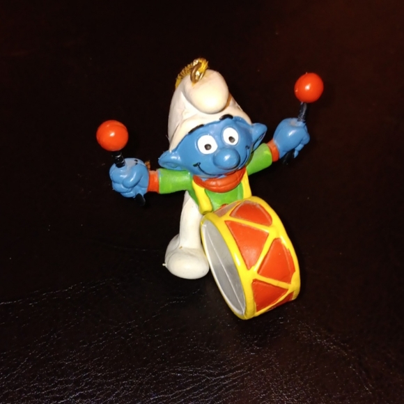 Jual Smurf Schleich Vintage Figure Drummer Smurf - Jakarta Timur